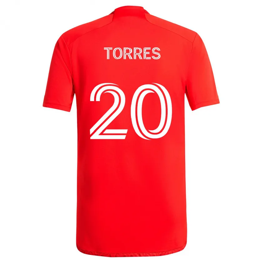 Danxen Kinder Jairo Torres #20 Rot-Weiss Heimtrikot Trikot 2024/25 T-Shirt Schweiz