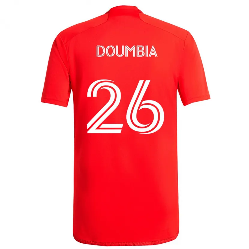 Danxen Kinder Ousmane Doumbia #26 Rot-Weiss Heimtrikot Trikot 2024/25 T-Shirt Schweiz