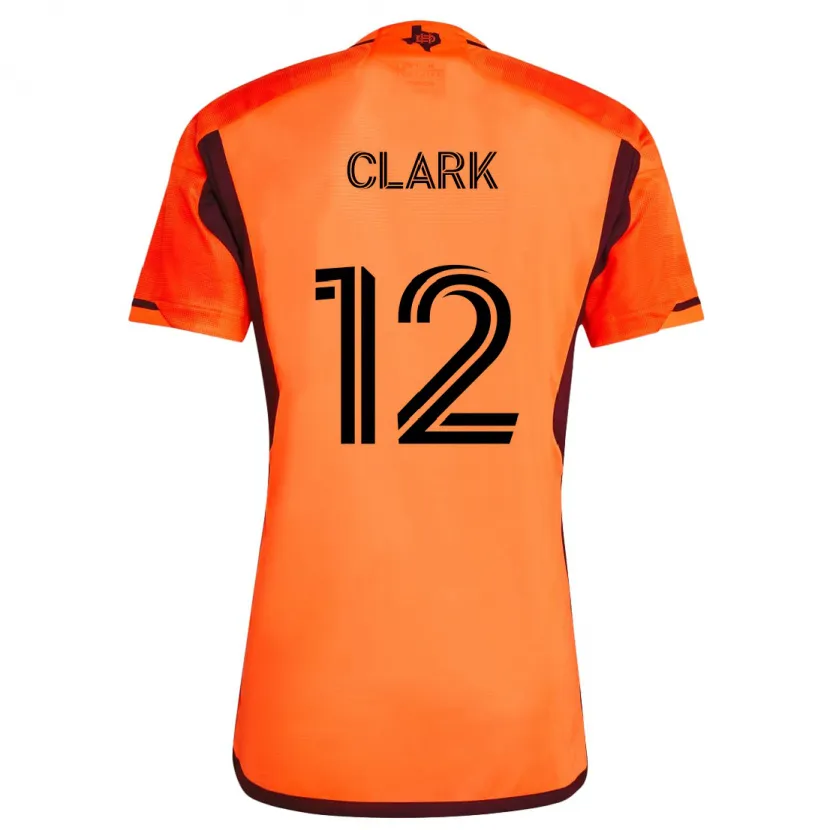 Danxen Kinder Steve Clark #12 Orange Schwarz Heimtrikot Trikot 2024/25 T-Shirt Schweiz