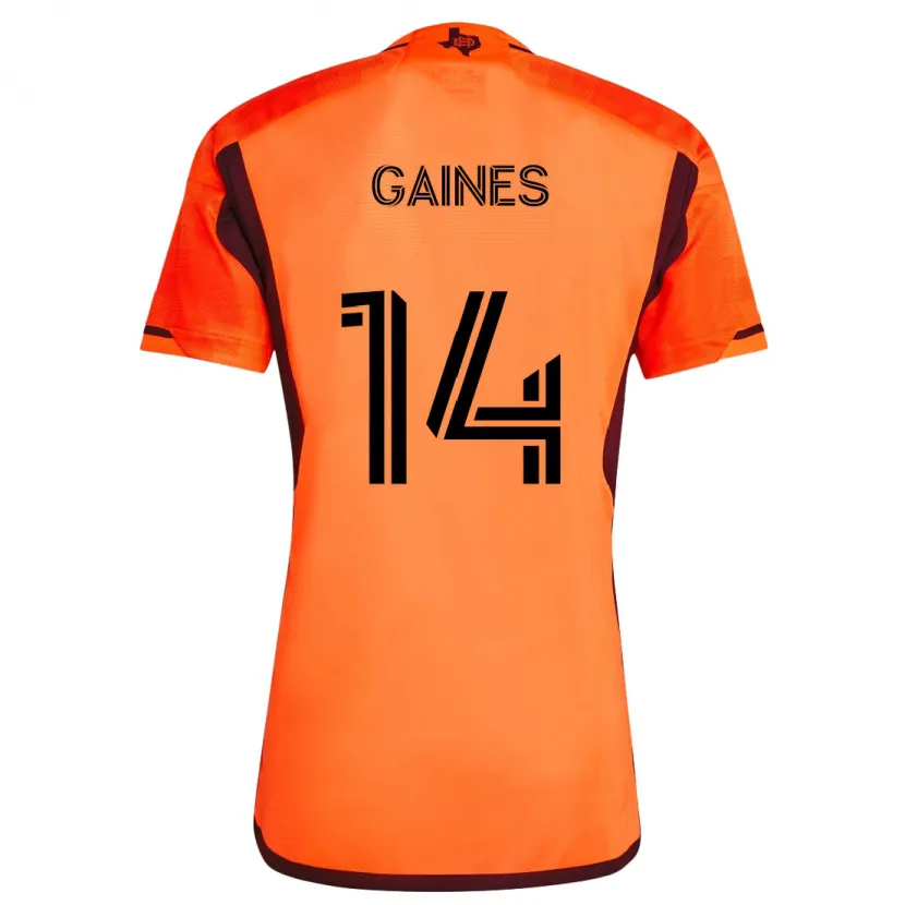 Danxen Kinder Mckinze Gaines #14 Orange Schwarz Heimtrikot Trikot 2024/25 T-Shirt Schweiz