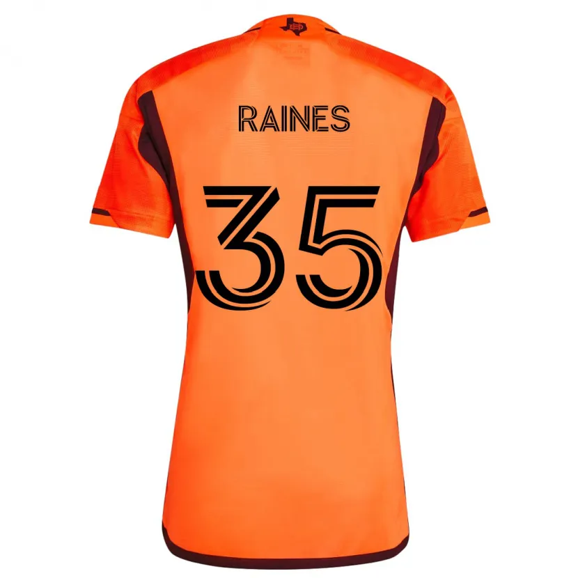 Danxen Kinder Brooklyn Raines #35 Orange Schwarz Heimtrikot Trikot 2024/25 T-Shirt Schweiz