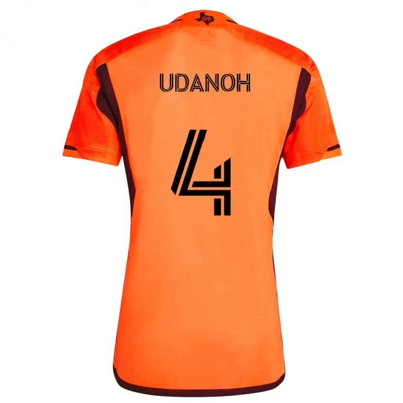 Danxen Kinder Iffy Udanoh #4 Orange Schwarz Heimtrikot Trikot 2024/25 T-Shirt Schweiz