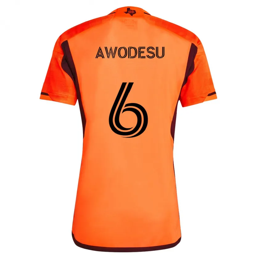 Danxen Kinder Femi Awodesu #6 Orange Schwarz Heimtrikot Trikot 2024/25 T-Shirt Schweiz