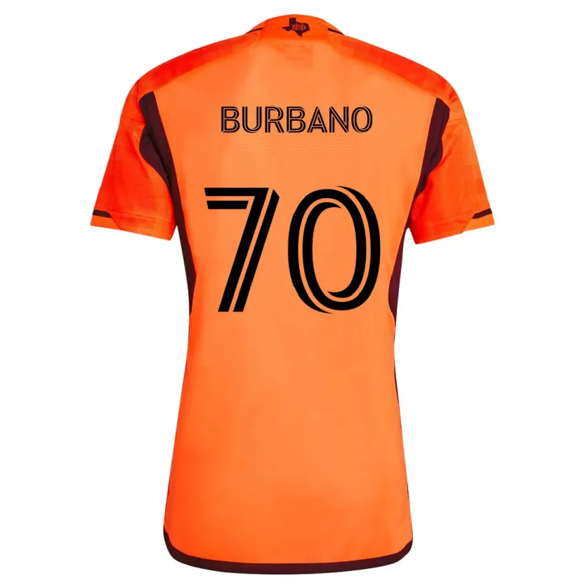 Danxen Kinder Jordy Burbano #70 Orange Schwarz Heimtrikot Trikot 2024/25 T-Shirt Schweiz