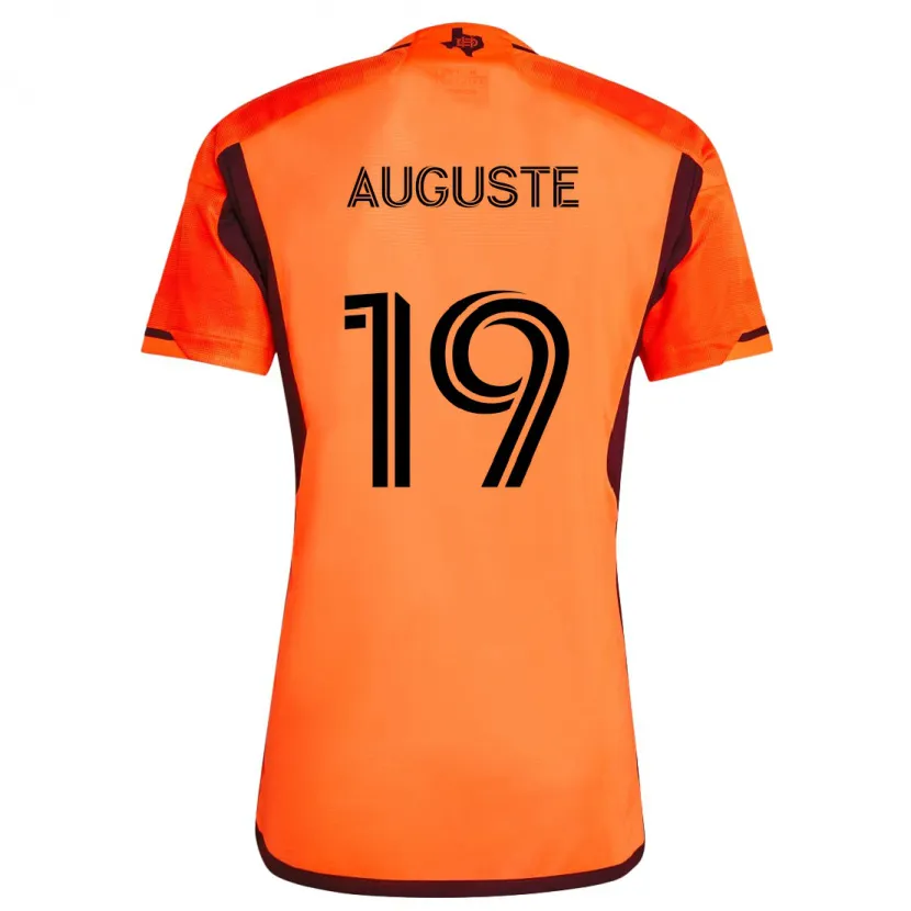 Danxen Kinder Charles Auguste #19 Orange Schwarz Heimtrikot Trikot 2024/25 T-Shirt Schweiz