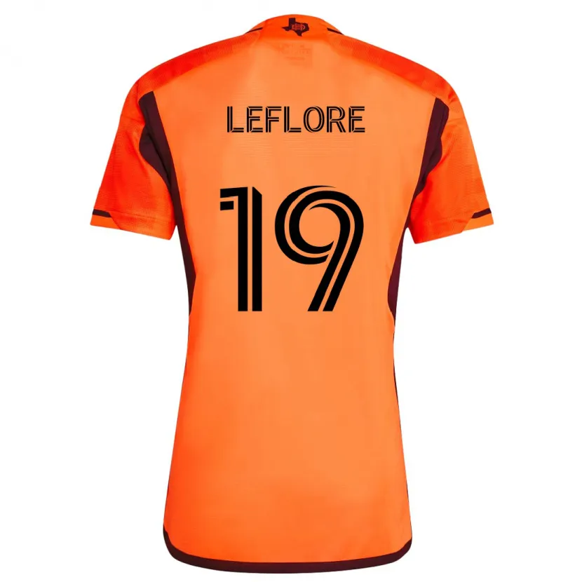 Danxen Kinder Isaiah Leflore #19 Orange Schwarz Heimtrikot Trikot 2024/25 T-Shirt Schweiz