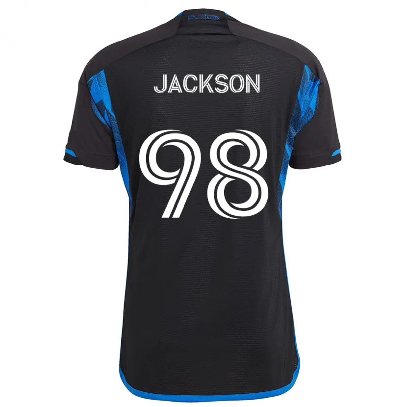 Danxen Kinder Jacob Jackson #98 Blau Schwarz Heimtrikot Trikot 2024/25 T-Shirt Schweiz