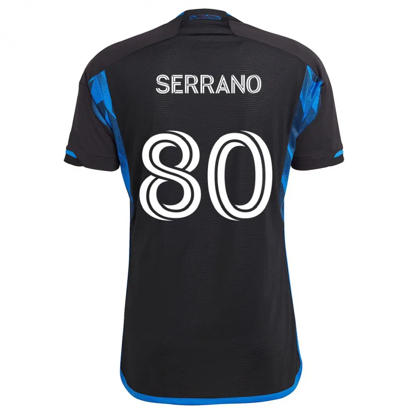 Danxen Kinder David Serrano #80 Blau Schwarz Heimtrikot Trikot 2024/25 T-Shirt Schweiz