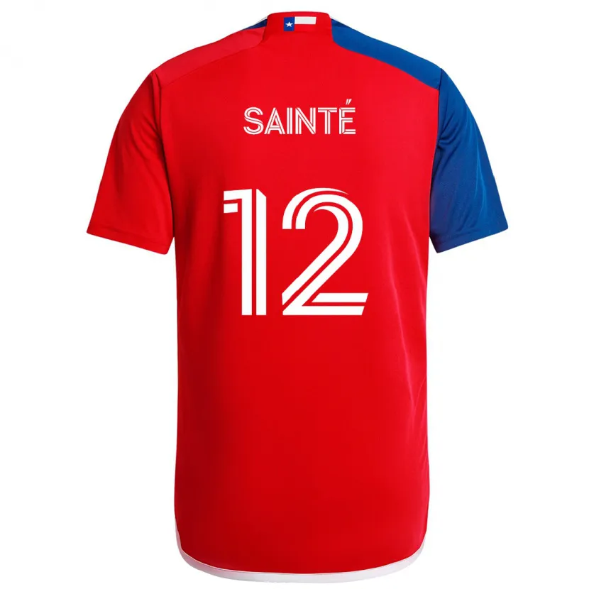 Danxen Kinder Carl Sainté #12 Blau Rot Heimtrikot Trikot 2024/25 T-Shirt Schweiz