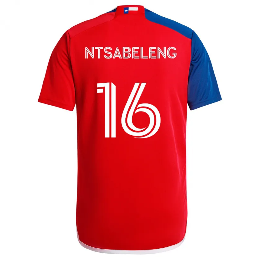 Danxen Kinder Tsiki Ntsabeleng #16 Blau Rot Heimtrikot Trikot 2024/25 T-Shirt Schweiz