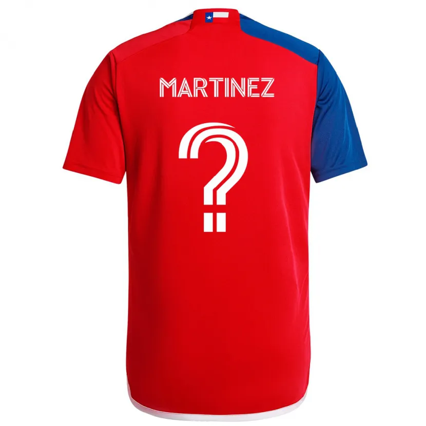 Danxen Kinder Jonathan Martinez #0 Blau Rot Heimtrikot Trikot 2024/25 T-Shirt Schweiz