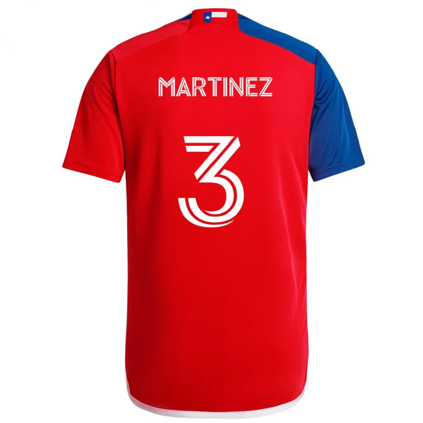 Danxen Kinder José Antonio Martínez #3 Blau Rot Heimtrikot Trikot 2024/25 T-Shirt Schweiz