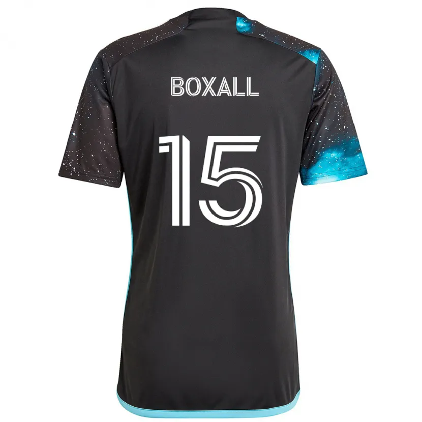 Danxen Kinder Michael Boxall #15 Schwarz Blau Heimtrikot Trikot 2024/25 T-Shirt Schweiz