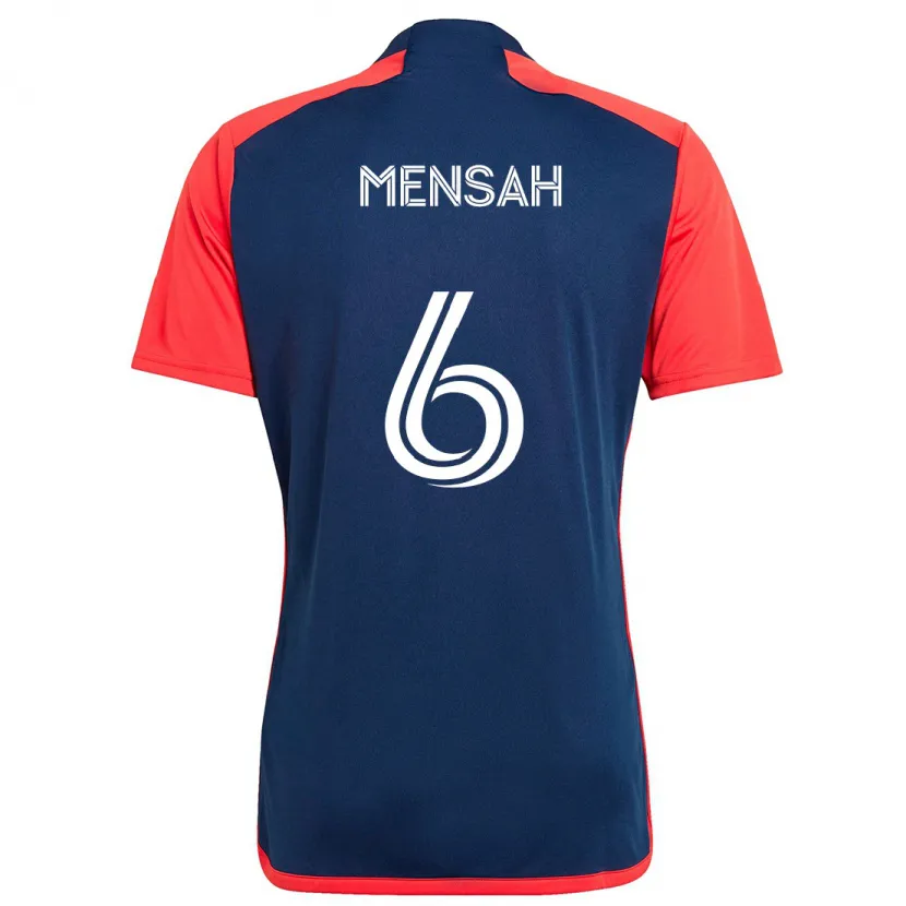 Danxen Kinder Jonathan Mensah #6 Blau Rot Heimtrikot Trikot 2024/25 T-Shirt Schweiz