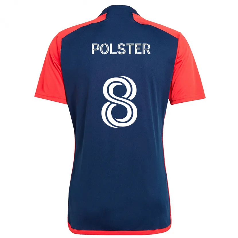 Danxen Kinder Matt Polster #8 Blau Rot Heimtrikot Trikot 2024/25 T-Shirt Schweiz