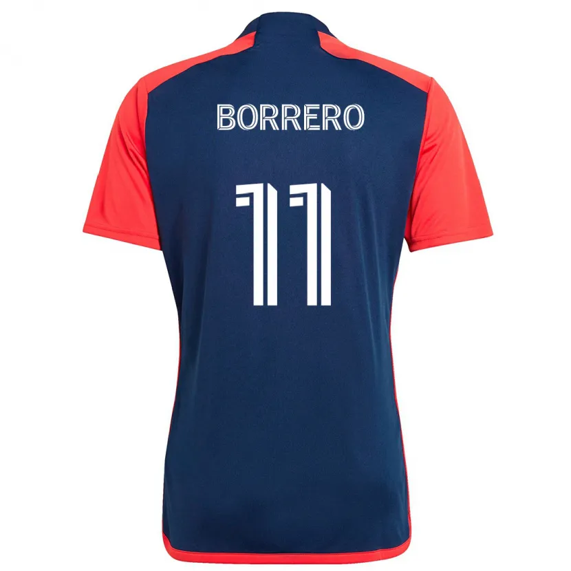 Danxen Kinder Dylan Borrero #11 Blau Rot Heimtrikot Trikot 2024/25 T-Shirt Schweiz