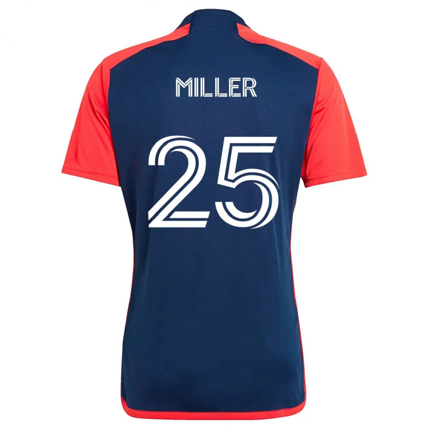 Danxen Kinder Peyton Miller #25 Blau Rot Heimtrikot Trikot 2024/25 T-Shirt Schweiz