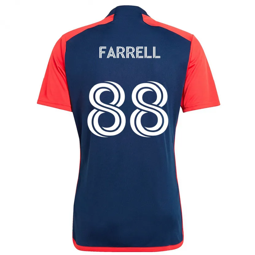 Danxen Kinder Andrew Farrell #88 Blau Rot Heimtrikot Trikot 2024/25 T-Shirt Schweiz