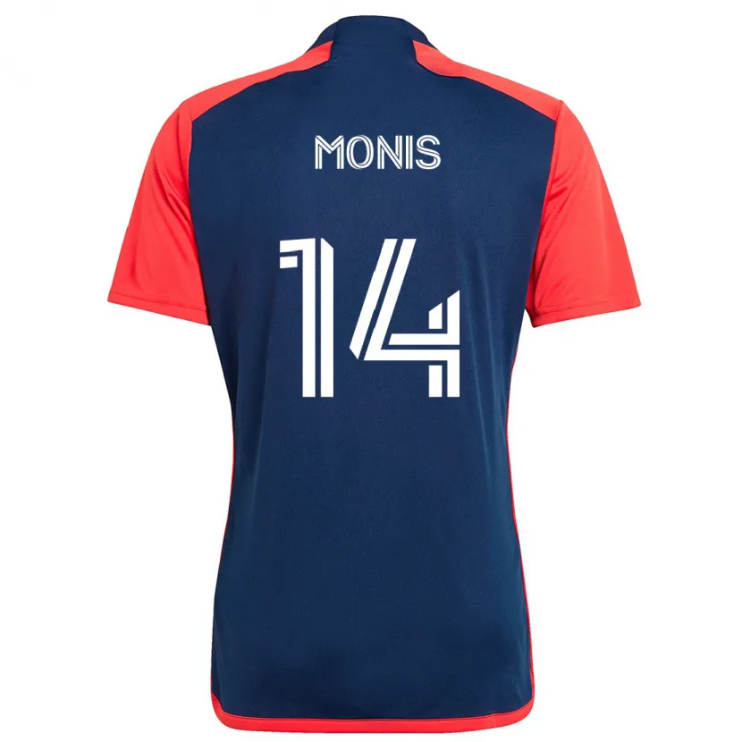 Danxen Kinder Alex Monis #14 Blau Rot Heimtrikot Trikot 2024/25 T-Shirt Schweiz