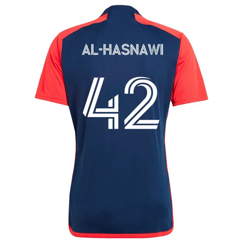 Danxen Kinder Moshtaba Al-Hasnawi #42 Blau Rot Heimtrikot Trikot 2024/25 T-Shirt Schweiz