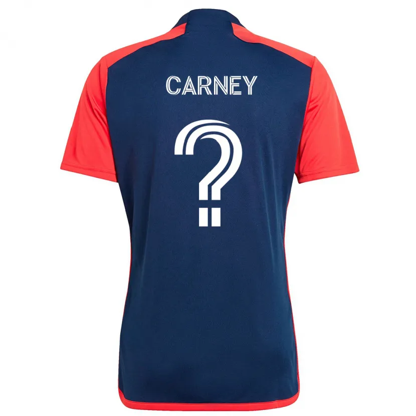 Danxen Kinder Ryan Carney #0 Blau Rot Heimtrikot Trikot 2024/25 T-Shirt Schweiz