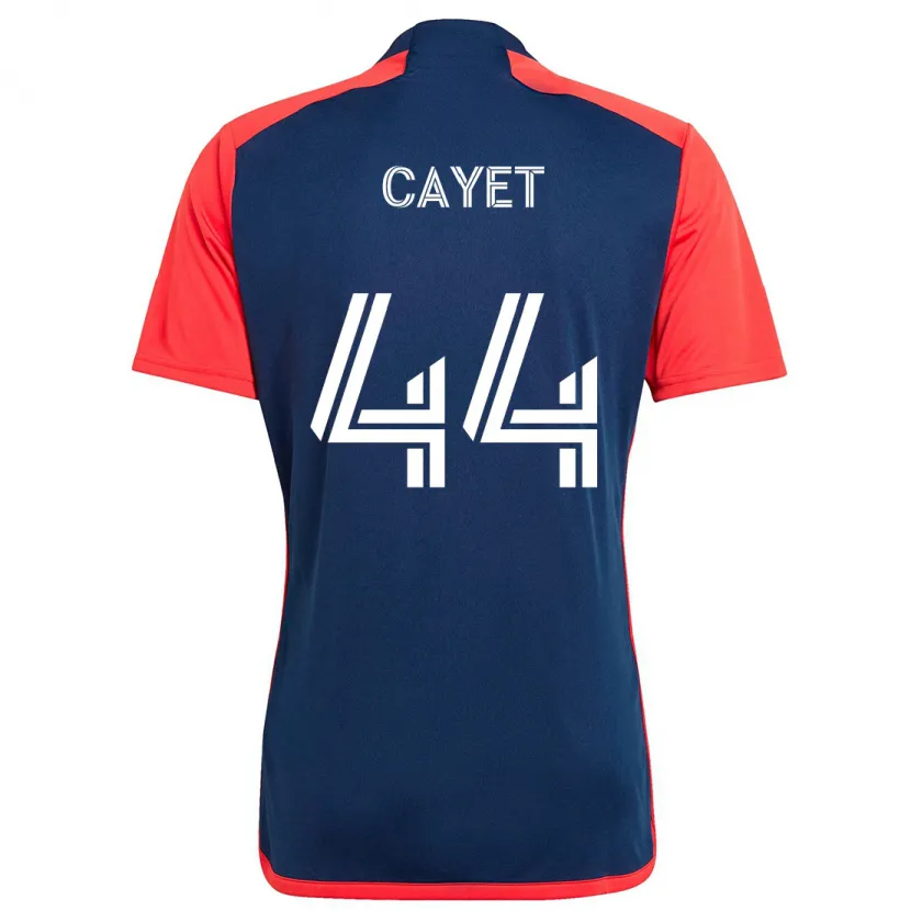 Danxen Kinder Pierre Cayet #44 Blau Rot Heimtrikot Trikot 2024/25 T-Shirt Schweiz