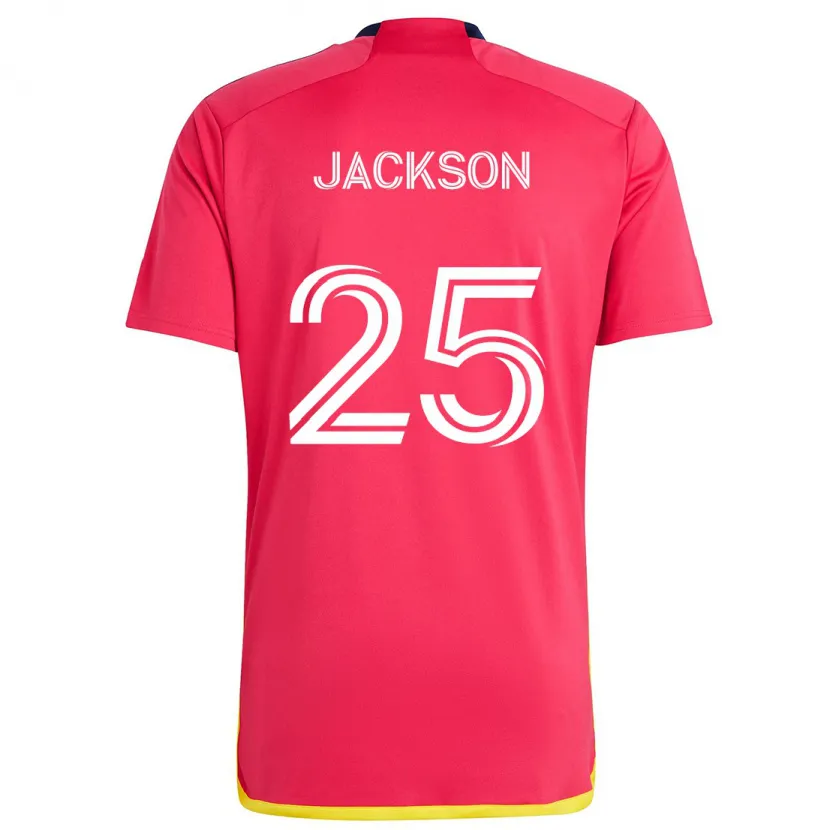 Danxen Kinder Aziel Jackson #25 Rot Blau Heimtrikot Trikot 2024/25 T-Shirt Schweiz