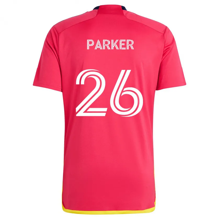 Danxen Kinder Tim Parker #26 Rot Blau Heimtrikot Trikot 2024/25 T-Shirt Schweiz