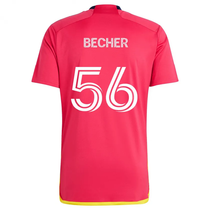 Danxen Kinder Ryan Becher #56 Rot Blau Heimtrikot Trikot 2024/25 T-Shirt Schweiz