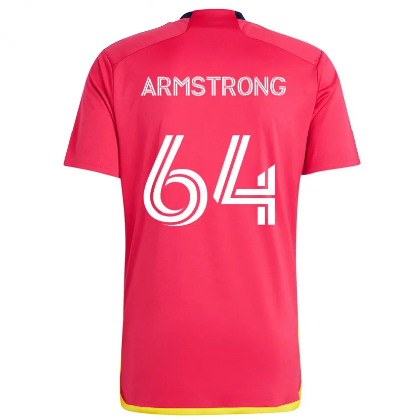 Danxen Kinder Dida Armstrong #64 Rot Blau Heimtrikot Trikot 2024/25 T-Shirt Schweiz