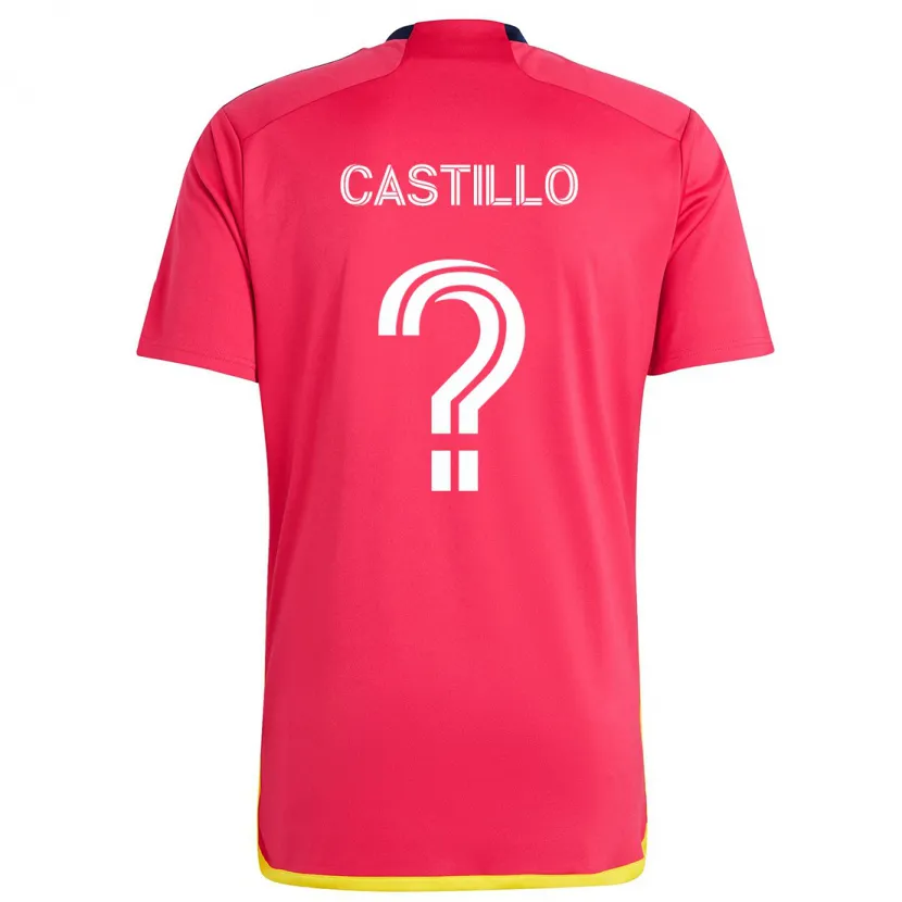 Danxen Kinder Jayson Castillo #0 Rot Blau Heimtrikot Trikot 2024/25 T-Shirt Schweiz