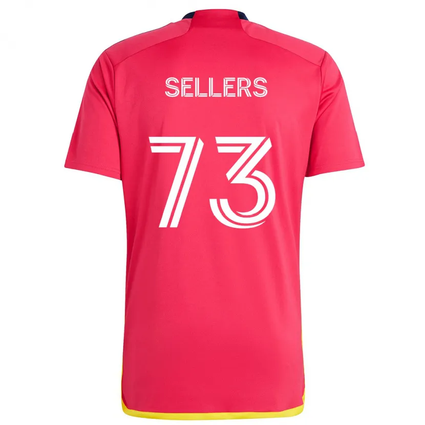 Danxen Kinder Braydon Sellers #73 Rot Blau Heimtrikot Trikot 2024/25 T-Shirt Schweiz