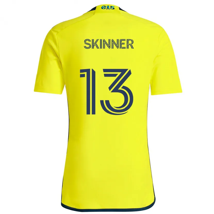 Danxen Kinder Joey Skinner #13 Gelb Blau Heimtrikot Trikot 2024/25 T-Shirt Schweiz