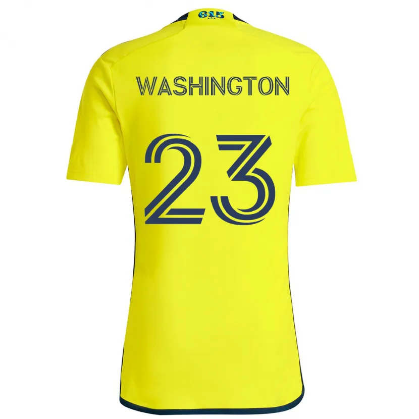 Danxen Kinder Taylor Washington #23 Gelb Blau Heimtrikot Trikot 2024/25 T-Shirt Schweiz