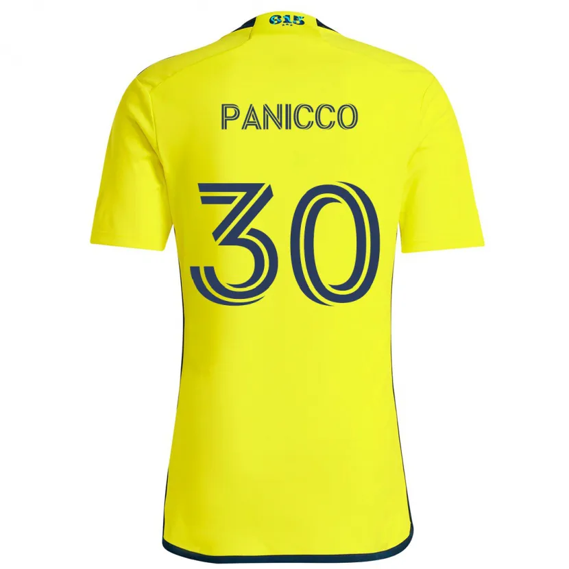 Danxen Kinder Elliot Panicco #30 Gelb Blau Heimtrikot Trikot 2024/25 T-Shirt Schweiz