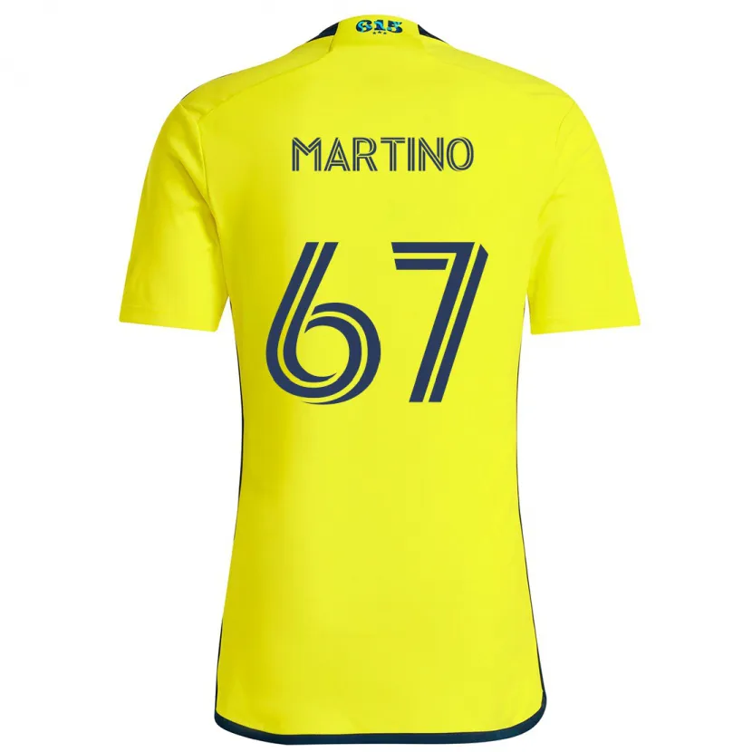 Danxen Kinder Ben Martino #67 Gelb Blau Heimtrikot Trikot 2024/25 T-Shirt Schweiz