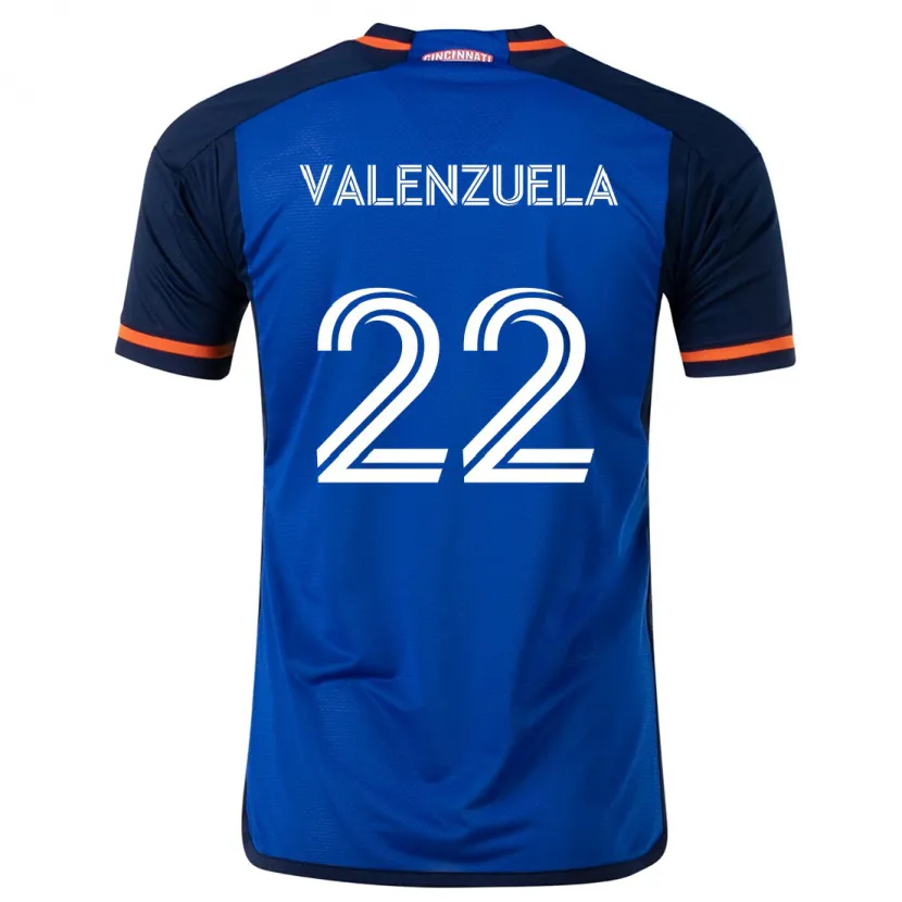 Danxen Kinder Gerardo Valenzuela #22 Blau Weiss Heimtrikot Trikot 2024/25 T-Shirt Schweiz