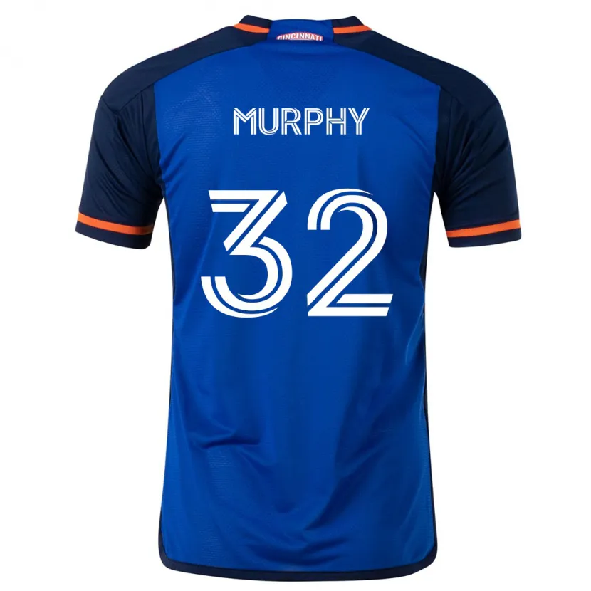 Danxen Kinder Ian Murphy #32 Blau Weiss Heimtrikot Trikot 2024/25 T-Shirt Schweiz