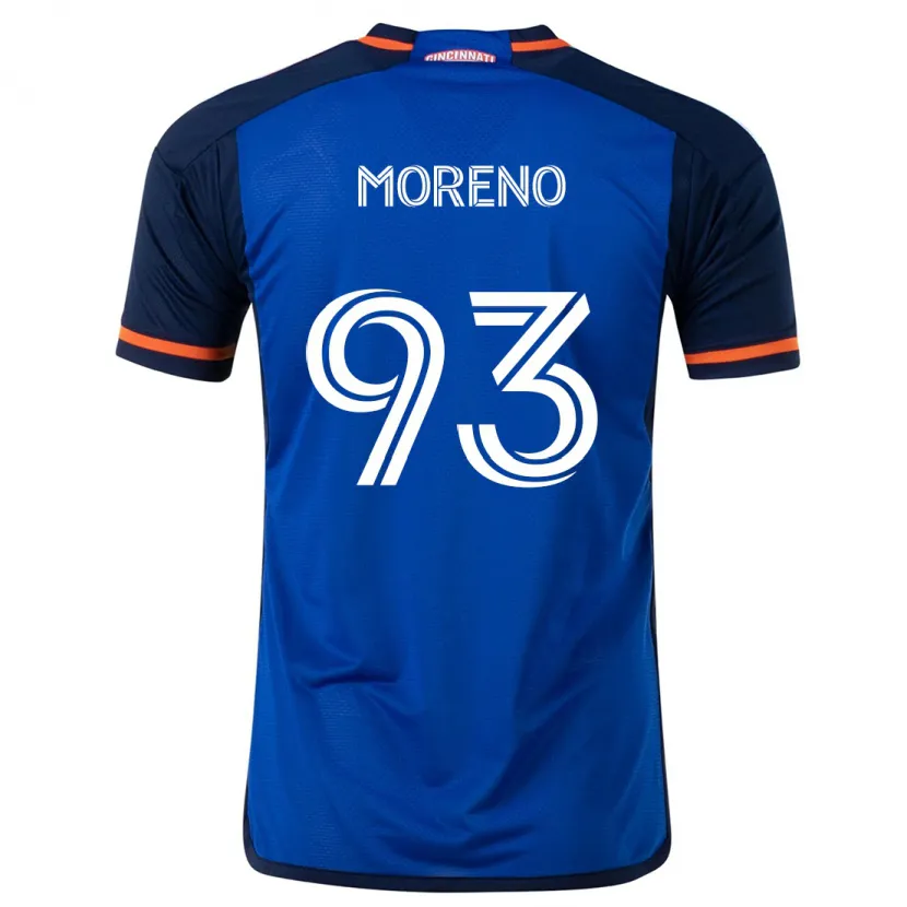 Danxen Kinder Júnior Moreno #93 Blau Weiss Heimtrikot Trikot 2024/25 T-Shirt Schweiz