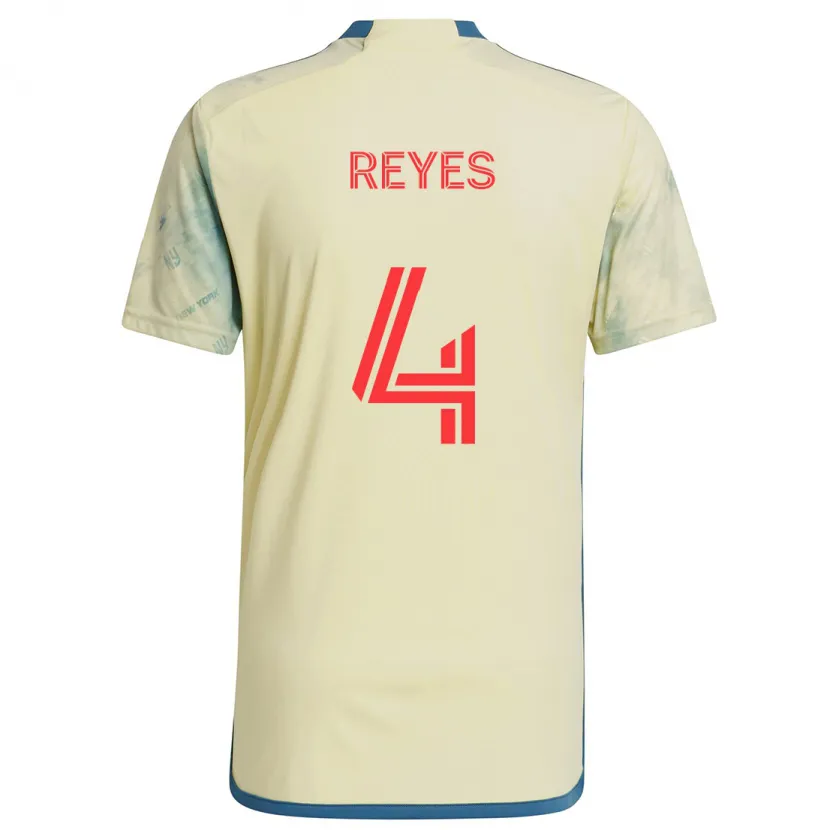 Danxen Kinder Andrés Reyes #4 Gelb Rot Blau Heimtrikot Trikot 2024/25 T-Shirt Schweiz