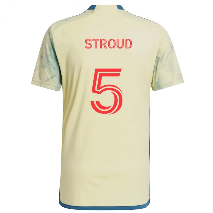 Danxen Kinder Peter Stroud #5 Gelb Rot Blau Heimtrikot Trikot 2024/25 T-Shirt Schweiz