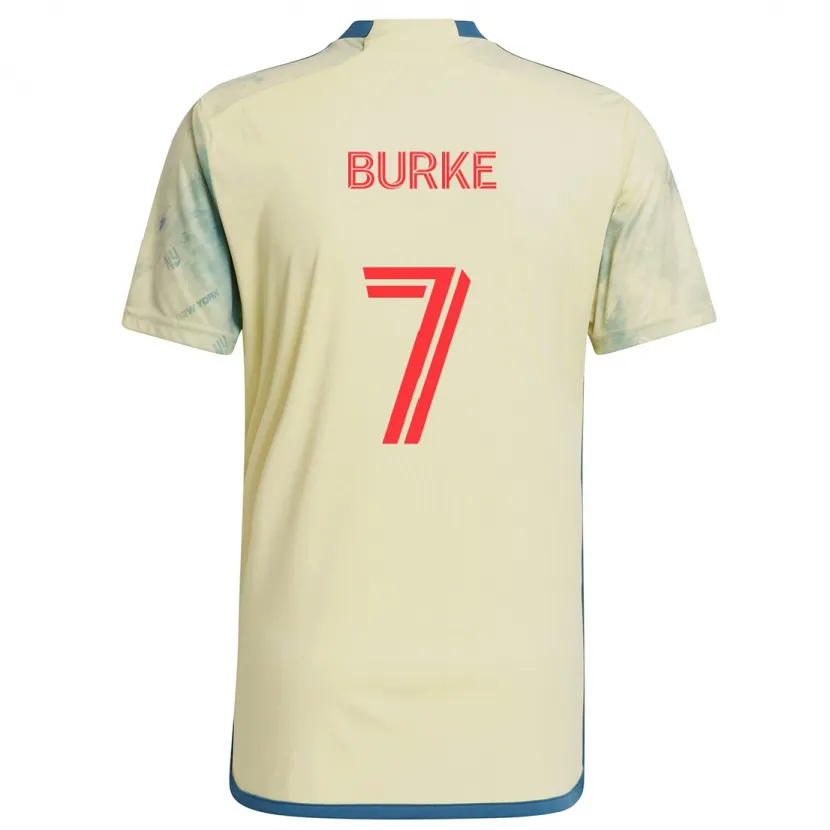 Danxen Kinder Cory Burke #7 Gelb Rot Blau Heimtrikot Trikot 2024/25 T-Shirt Schweiz