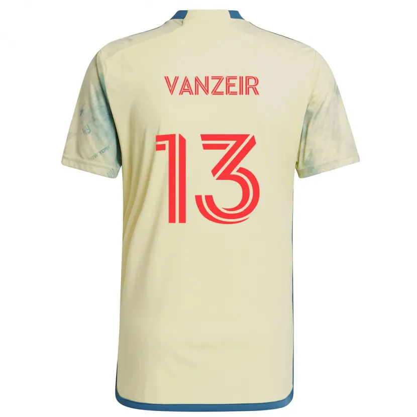 Danxen Kinder Dante Vanzeir #13 Gelb Rot Blau Heimtrikot Trikot 2024/25 T-Shirt Schweiz