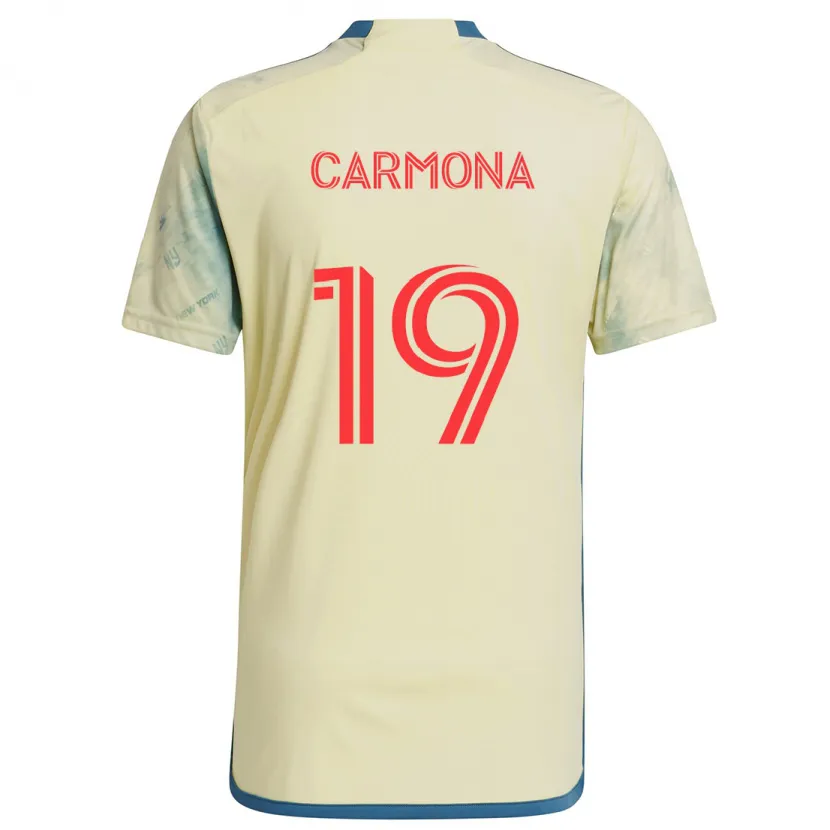 Danxen Kinder Wikelman Carmona #19 Gelb Rot Blau Heimtrikot Trikot 2024/25 T-Shirt Schweiz