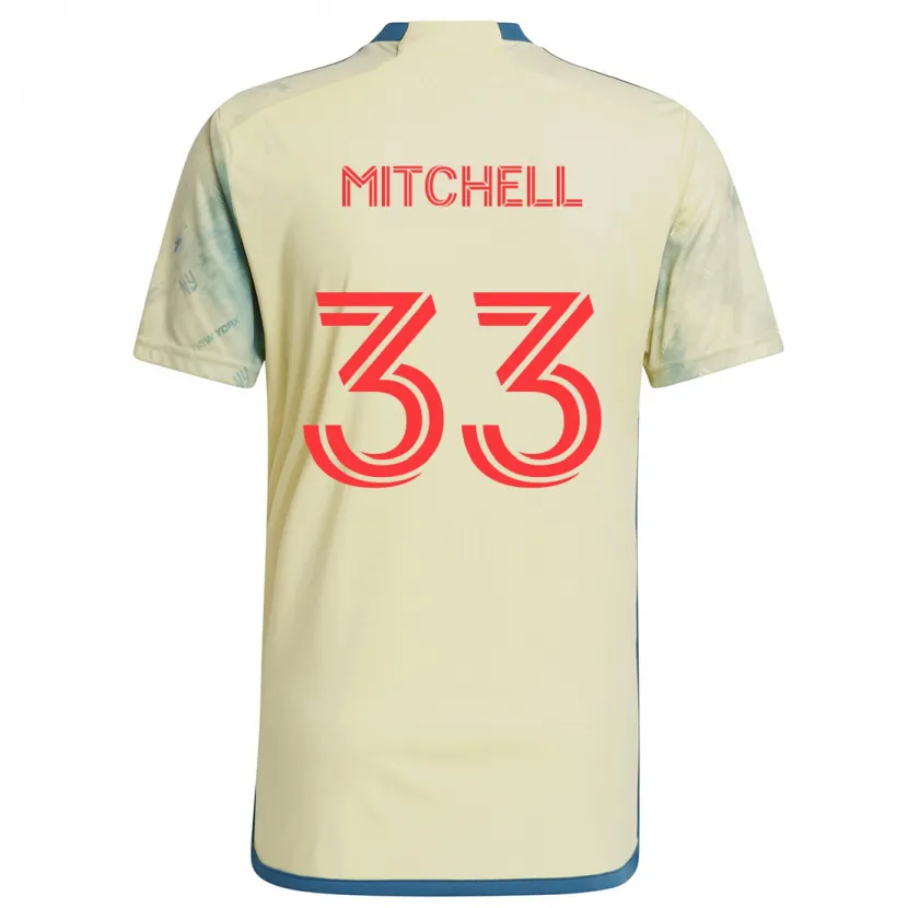 Danxen Kinder Roald Mitchell #33 Gelb Rot Blau Heimtrikot Trikot 2024/25 T-Shirt Schweiz