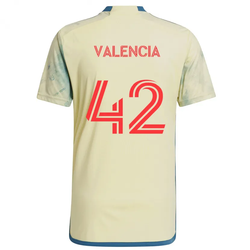 Danxen Kinder Omar Valencia #42 Gelb Rot Blau Heimtrikot Trikot 2024/25 T-Shirt Schweiz