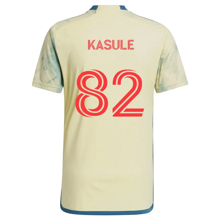 Danxen Kinder Ibrahim Kasule #82 Gelb Rot Blau Heimtrikot Trikot 2024/25 T-Shirt Schweiz