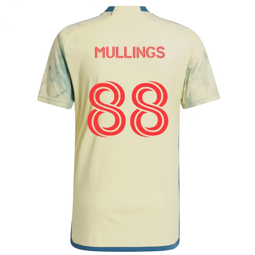 Danxen Kinder O'vonte Mullings #88 Gelb Rot Blau Heimtrikot Trikot 2024/25 T-Shirt Schweiz