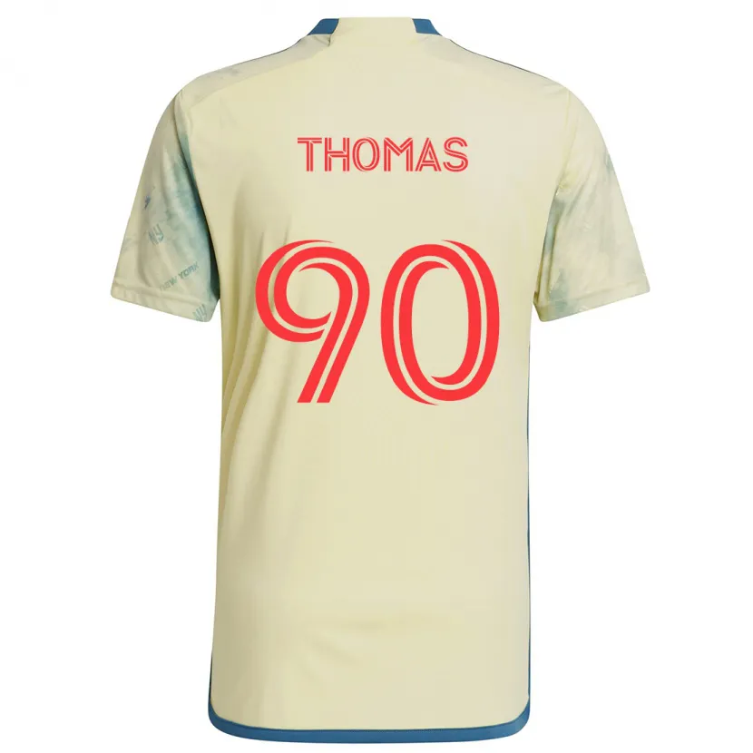 Danxen Kinder Oladayo Thomas #90 Gelb Rot Blau Heimtrikot Trikot 2024/25 T-Shirt Schweiz