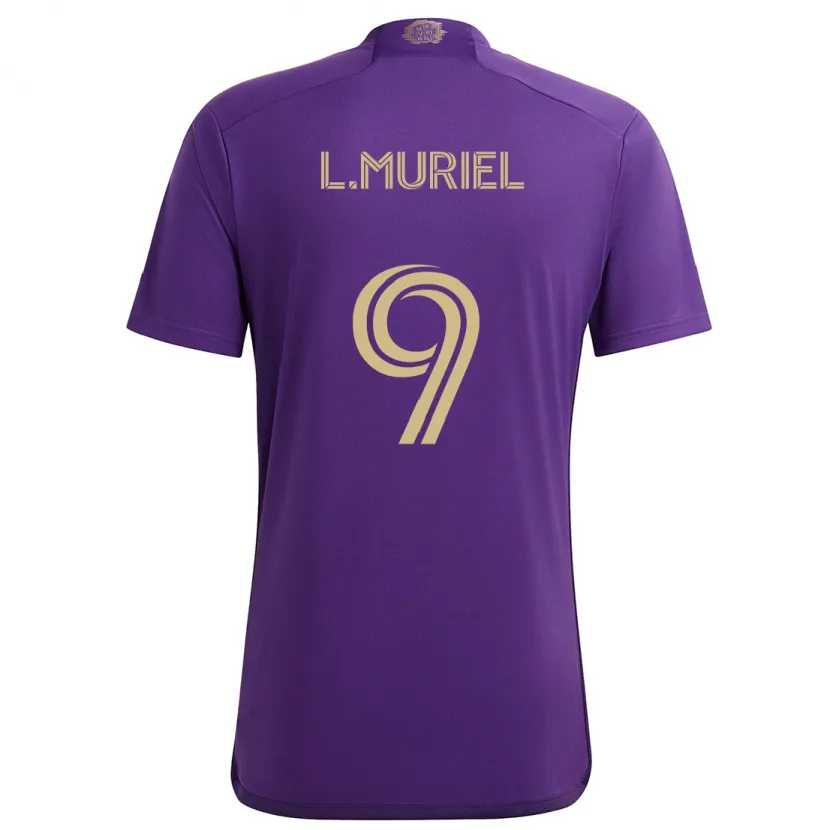 Danxen Kinder Luis Muriel #9 Lila Gelb Heimtrikot Trikot 2024/25 T-Shirt Schweiz